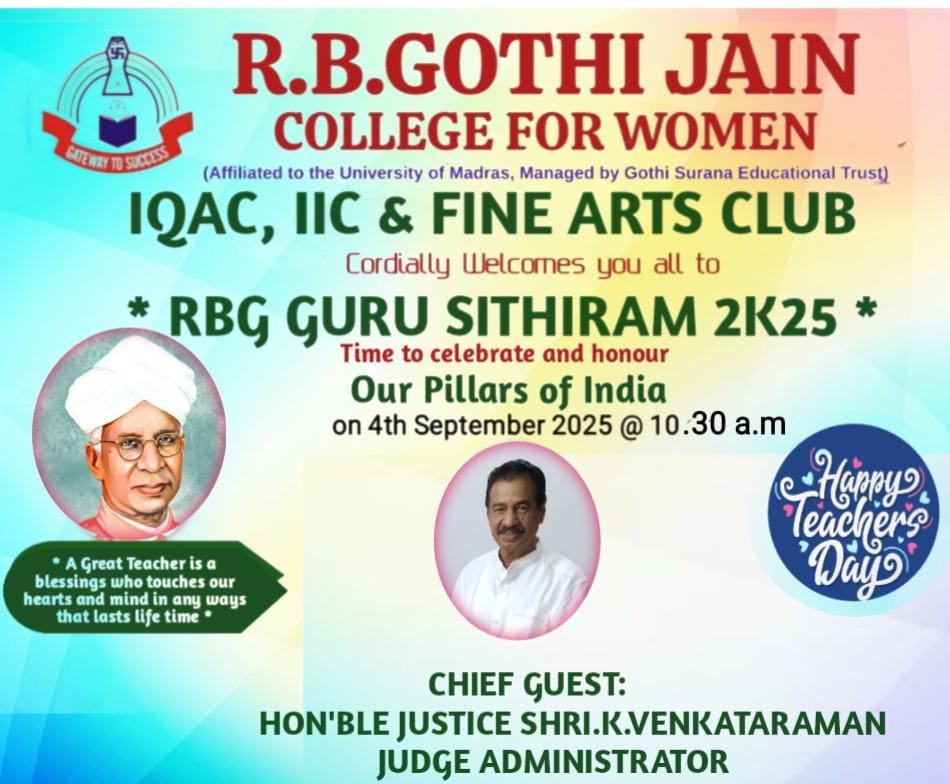 RBG Guru Sithiram 2K25-Teachers Day